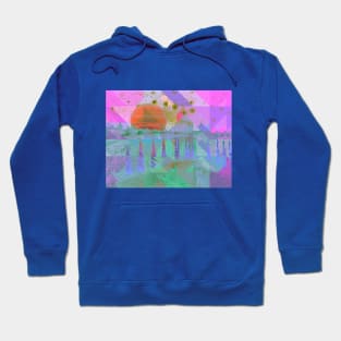 The Starry Night Over the Rhône by Van Gogh (Remix by SABRE) Hoodie